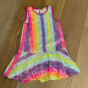 Hannah Banana sequined rainbow dress